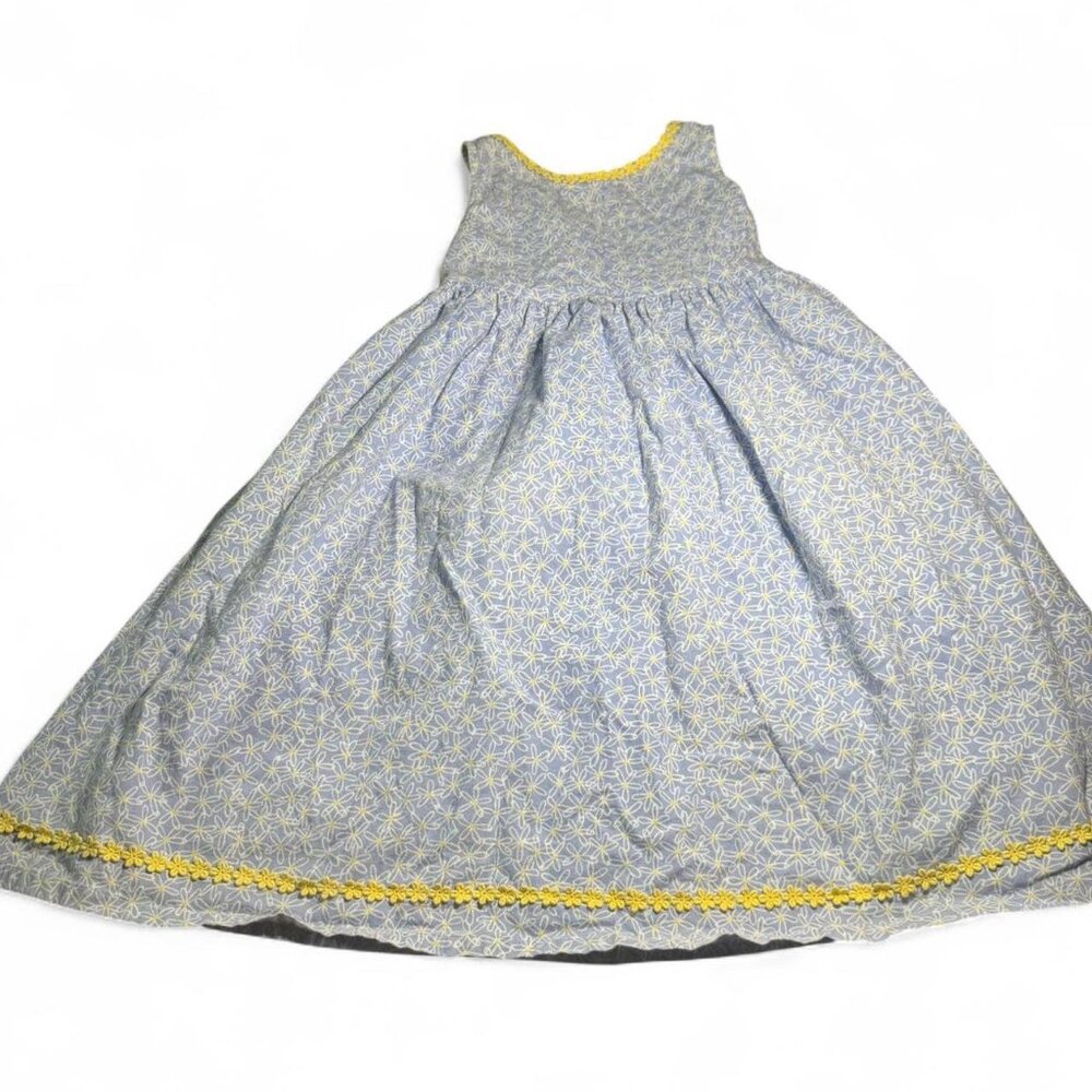 ✨VTG Sweet Potatoes Girls Blue & Yellow Floral Dress✨